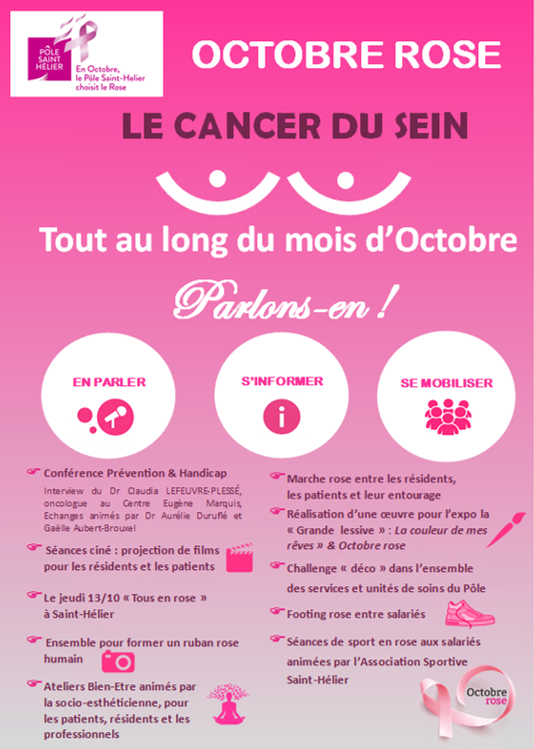 affiche mois octobre rose