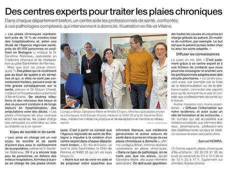 article OF centre expert plaies du 13/12